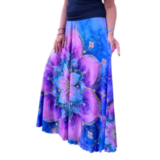 Dámská maxi sukně Květinová mandala, Venezia, vel. L/XL